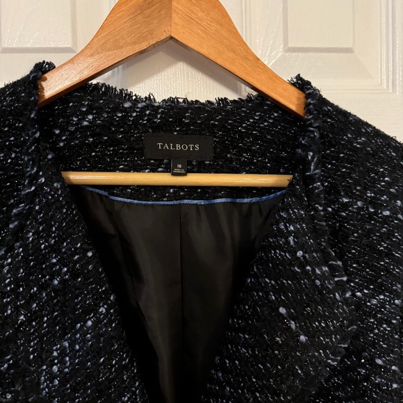 Talbots Tweed Blazer with a bit of sparkle - Picture 2 of 8